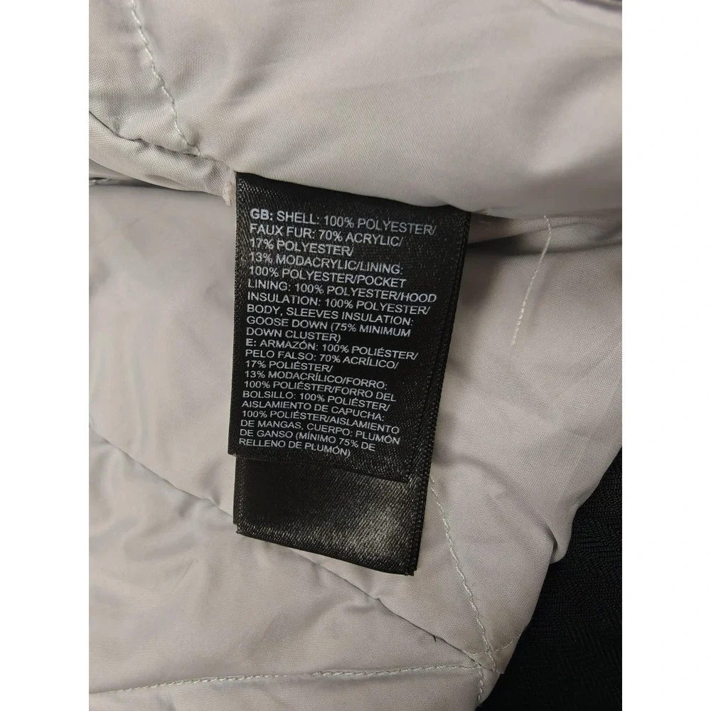 The North Face Coat Girls Large 14/16 Black DryVent 550 Parka Hooded Waterproof